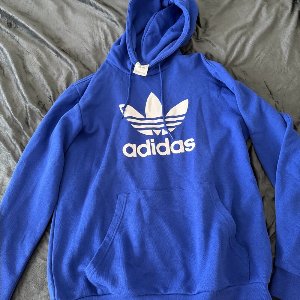Adidas Women's Blue Hoodie M